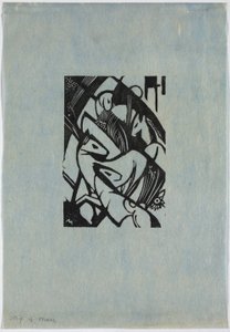 Sıçrayan atlar by Franz Marc