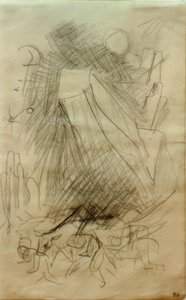 düşen dağ by Franz Marc