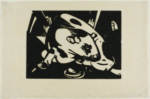 Boğa by Franz Marc