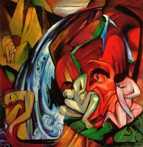 Şelale by Franz Marc