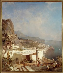 Napoli Körfezi. Franz Richard Unterberger