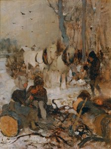 Kış mevsimi by Franz Rumpler