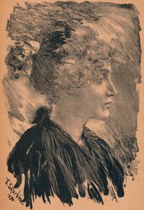 F. Skarbina tarafından eskiz, 1896, 1898