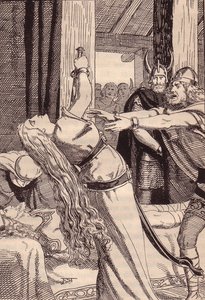 Edda: Germen Tanrıları ve Kahramanları için İllüstrasyon, Hans von Wolzogen