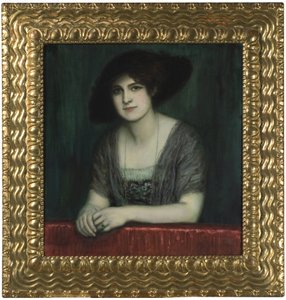 Koyu şapkalı Mary, c. 1916.
