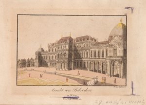 Belvedere manzarası by Franz Volkmann