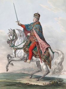 Avusturya İmparatoru I. Ferdinand At Sırtında
