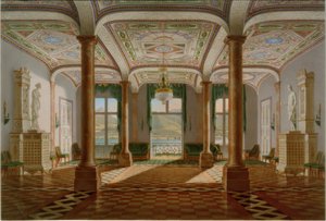 Tegernsee Kalesi Salonu by Franz Xaver Nachtmann