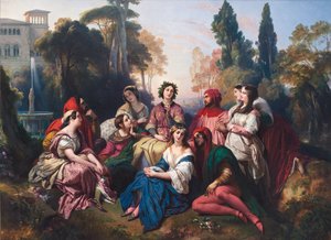 Decameron (Decameron). Giovanni Boccaccio