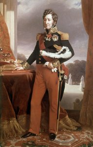 Louis-Philippe, Fransız Kralı (tuval üzerine yağlı boya) by Franz Xaver Winterhalter