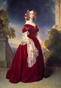 Portre ve Louise Marie Therese Charlotte Isabelle d