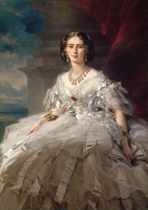 Princesse Tatiana Youssoupov (Ioussoupov, Youssoupoff ) - Prenses Tatiana Yusupova'nın (1828-1879) portresi, Winterhalter, Franz Xavier (1805-1873). Tuval üzerine yağlı boya, c. 1858. Ebat : 148x104 cm. Devlet İnziva Yeri, St. Petersburg by Franz Xaver Winterhalter