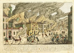 1776 Büyük Yangını Sırasında New York