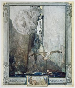 Dante'nin 'İlahi Komedya'sından bir illüstrasyon, Cehennem, Canto IX. 28