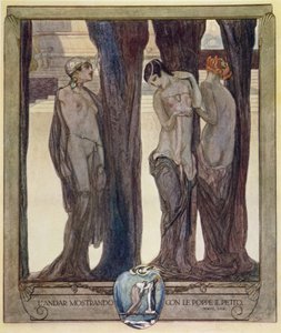 Dante'nin 'İlahi Komedya'sından bir illüstrasyon, Araf, Canto XXIII. 102