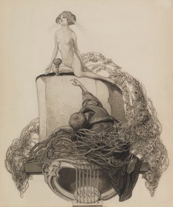 mücadele ediyorum. by Franz von Bayros