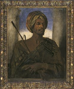 Bir Arap portresi by Franz von Lenbach