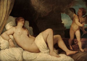 Danae, Titian'ın Napoli'deki tablosundan sonra kopyala