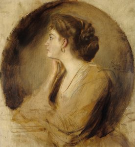 Margarethe von Sessiz (?) by Franz von Lenbach