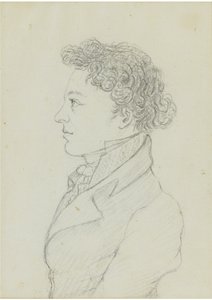 Franz Schubert 1797-1828, 17 yaşında, yaklaşık 1814 by Franz von Schober