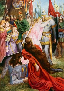 Lohengrin, I. Perde sahne iii by Fred Leeke