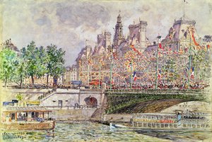 Place de lHotel de Ville, Paris, 14 Temmuz 1905