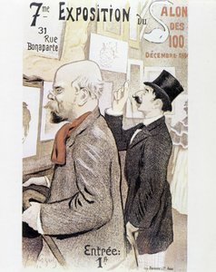 Verlaine - 1894 dolaylarında resim salonu için poster.