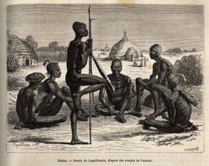 Koudj (Senegal) köyünden, vücudu böcek ve parazitlerden korumak için küllerle kaplı Dinkas, aynı zamanda kozmetik ve sosyal bir özelliktir.