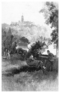 Hükümet Konağı, Melbourne, Victoria, Avustralya, 1886.