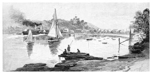 Erkekçe plaj, Sidney, Yeni Güney Galler, Avustralya, 1886.