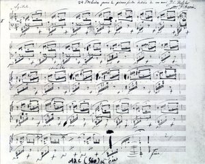 Frederic Chopin (1810 - 1849), Polonyalı besteci tarafından piyano için Prelude 1 için notalar. by Frederic Chopin