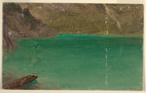 Alp Gölü (Bavyera veya İsviçre) by Frederic Edwin Church