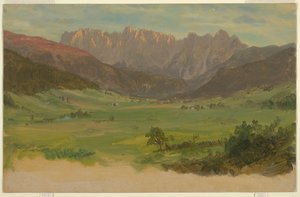 Alp Vadisi by Frederic Edwin Church