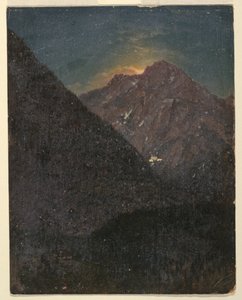Alp Manzarası (Bavyera veya İsviçre) by Frederic Edwin Church