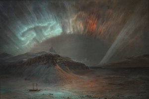 Aurora Borealis, 1865. by Frederic Edwin Church