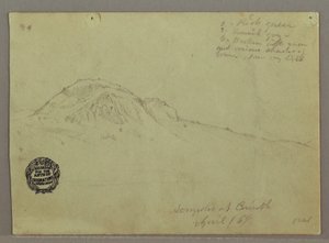 Çıplak Tepe, Akropolis, Korint, Yunanistan by Frederic Edwin Church