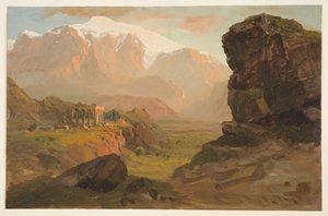 BA dağ fantezisi by Frederic Edwin Church