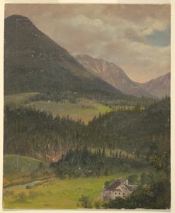 Bavyera Alpleri manzarası by Frederic Edwin Church