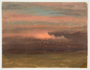 Gün Batımında Bulut Çalışması by Frederic Edwin Church