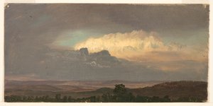 Tepelerin Üzerinde Bulutlar, Jamaika by Frederic Edwin Church