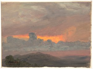 Bulutlu Gün Batımı, Jamaika by Frederic Edwin Church