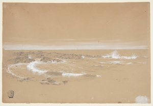 Sahil şeridi, Grand Manan, Kanada by Frederic Edwin Church