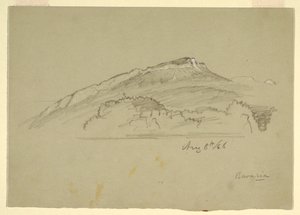 Çizim, Bir Ağaç, Bavyera, 8 Ağustos 1868 by Frederic Edwin Church