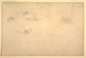 Çizim, Bulutlar, 1844 by Frederic Edwin Church