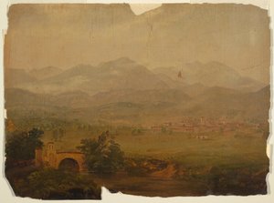 Çizim, Kolomya veya Ekvador, 1853 by Frederic Edwin Church