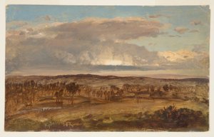 Çizim, Hudson Vadisi, Nisan 1867 by Frederic Edwin Church