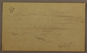 Çizim, Manzara, Mayıs 1865 by Frederic Edwin Church
