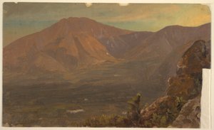 Çizim, Katahdin Dağı ve Turner, 1860-78 by Frederic Edwin Church