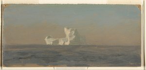 Çizim, Iceberg Açıkları, Newfoundland, Haziran 1859 by Frederic Edwin Church