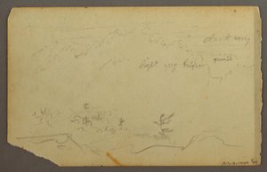 Çizim, Ormanlık manzara, 1844 by Frederic Edwin Church